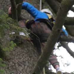 5b löst Gewinn der Deckelsammlung ein: Erlebnispädagogik im Wald