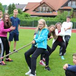 Achtklässler organisieren buntes Sportfest