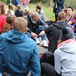 Kennenlernen beim Wandertag