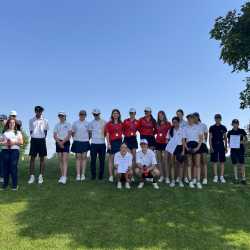 Golfer im Jugend-Traniert-für-Olympia-Landesfinale auf Platz 5
