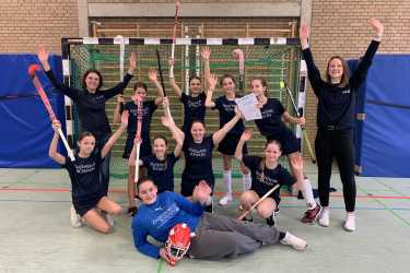 Jugend trainiert für Olympia: Hallenhockey-Spielerinnen eine Runde weiter