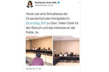 Elftklässler treffen Landtagspräsidentin