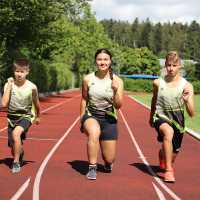 Drei vielversprechende Talente bereichern die Leichtathletik-AG der Zinzendorfschulen 