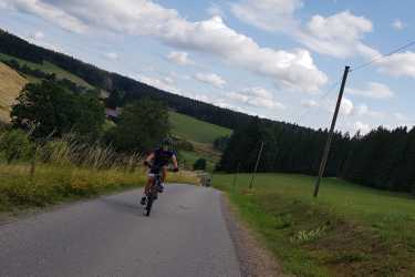 Radtour ins Blaue bringt Garfield in den Stall